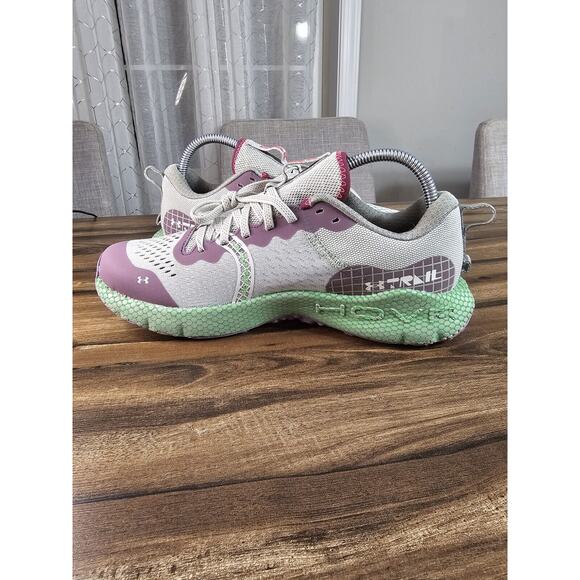 UNDER ARMOUR Speed Trail HOVR Running Shoes Olive Unisex M6.5/W8 NEW 3024231-302 - Picture 14 of 16